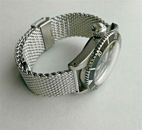 vintage omega mesh bracelet.